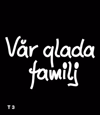 Vår glada familj - Funky Family - dekaler i unika karaktärer