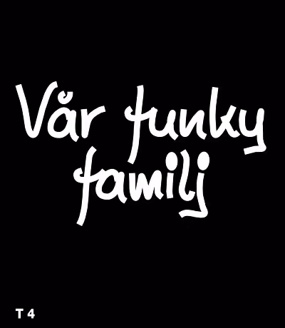 Vår funky familj - Funky Family - dekaler i unika karaktärer