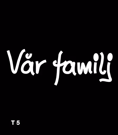 Vår familj - Funky Family - dekaler i unika karaktärer