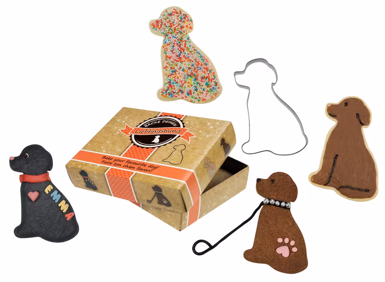 Pepparkaksform hund