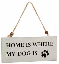 Träskylt Dog