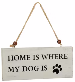 Träskylt Dog