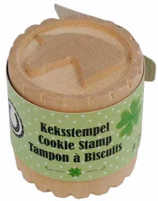 Wooden Cookie Stamp "Lucky Horses"