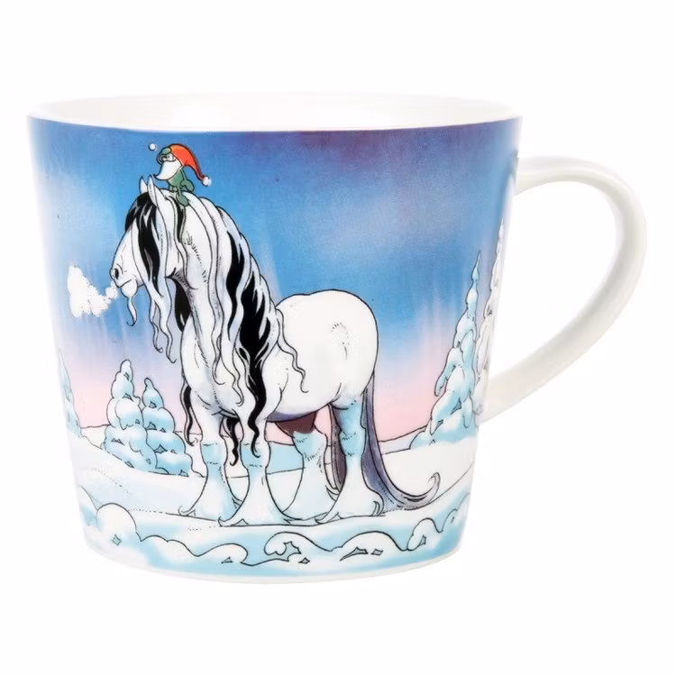 Mugg Lena Furberg Hästar Frost