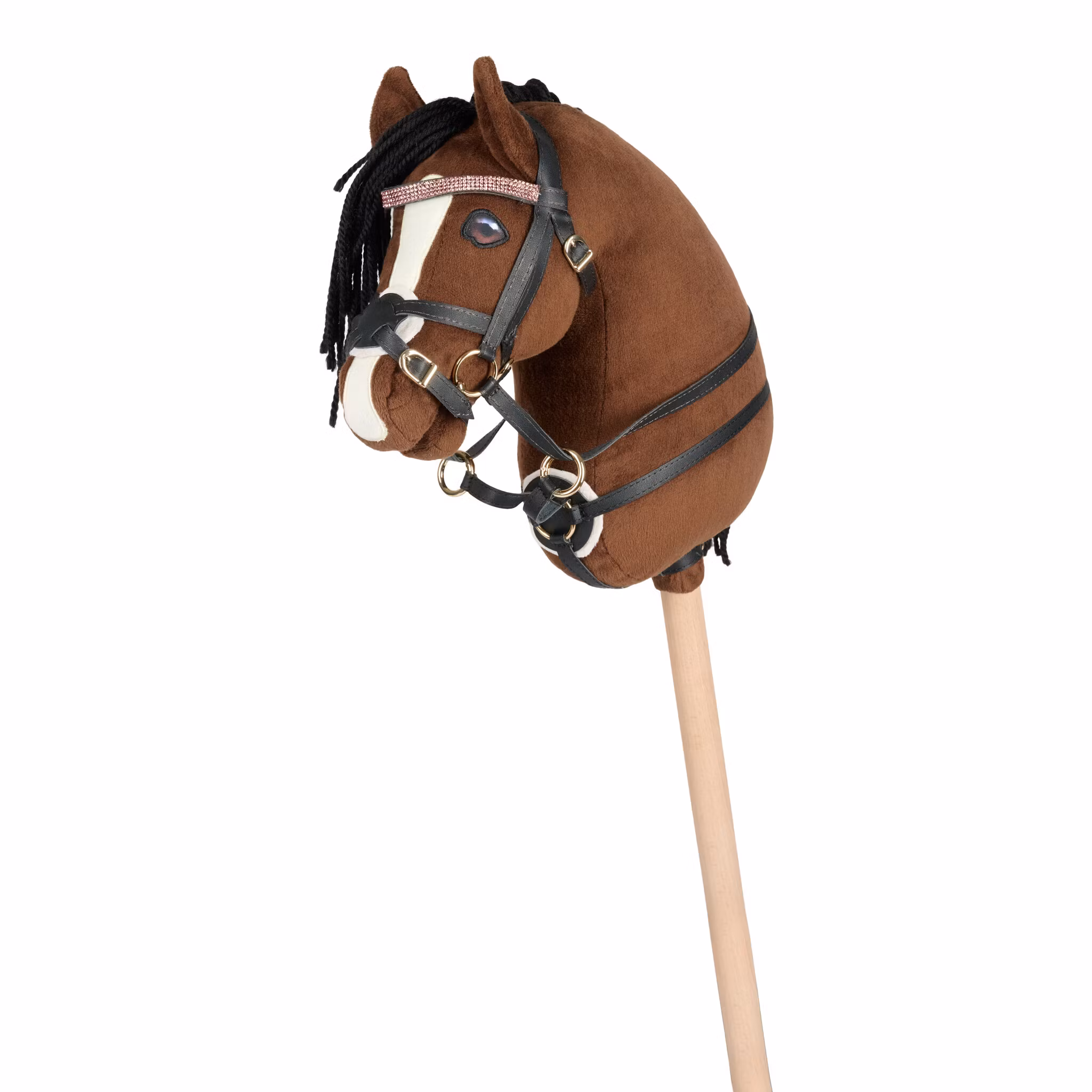 Svart Pullarträns till käpphäst