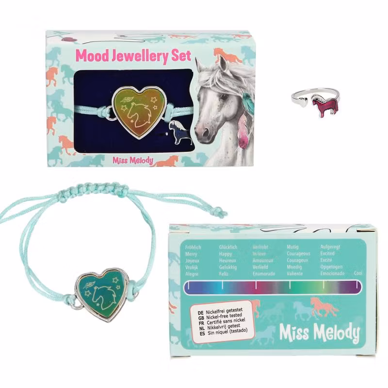 Humörssmyckeset Miss Melody Armband Ring