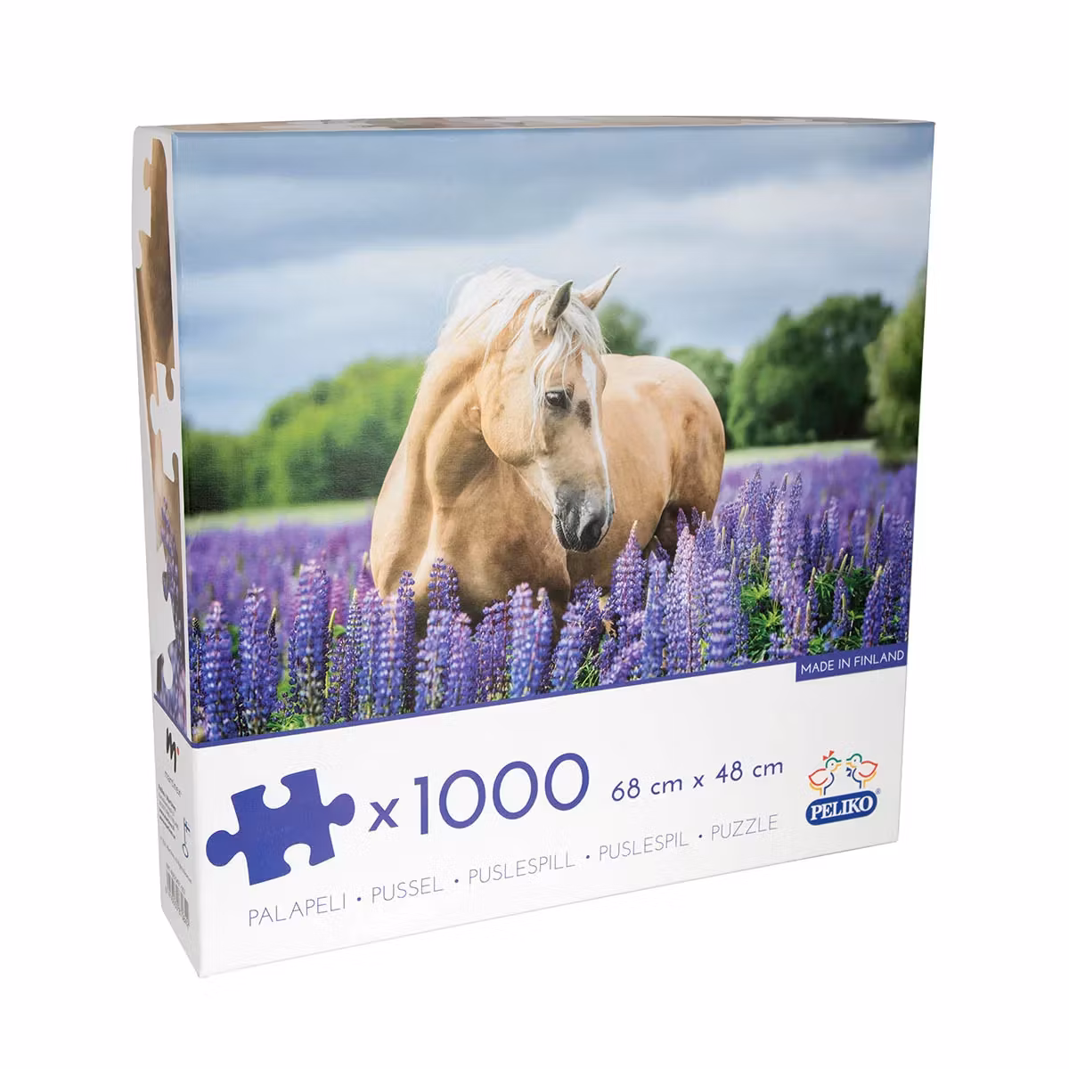 Pussel Hästen med blommor 1000 bitar