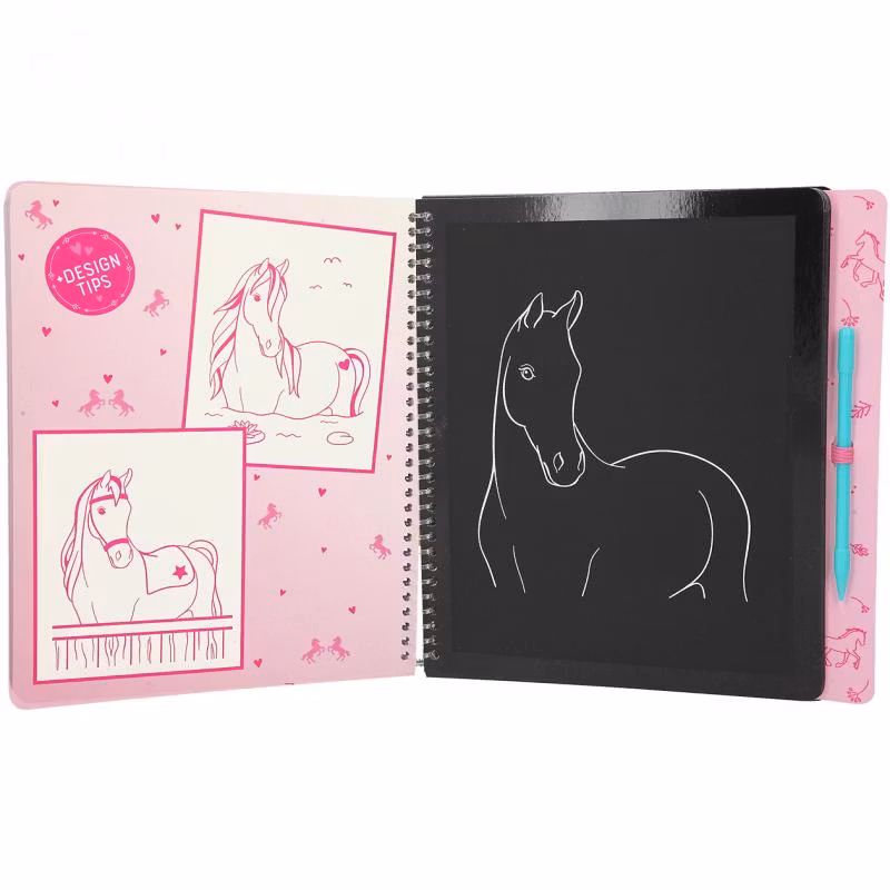 Miss Melody Magic Scratch Bok
