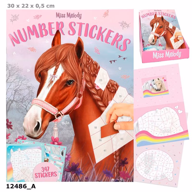 Miss Melody Nummer Stickersbok