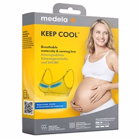 MEDELA Keep Cool Graviditets- och Amnings-BH L Svart 1 Pack