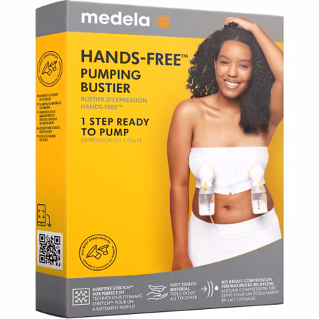 MEDELA Handsfree Pumpbustier M Svart 1 Pack