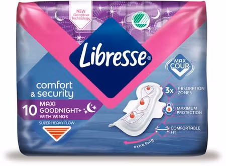LIBRESSE Maxi Goodnight 10 St