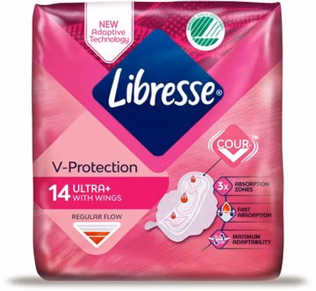 LIBRESSE Ultra Normal Wing 14 St