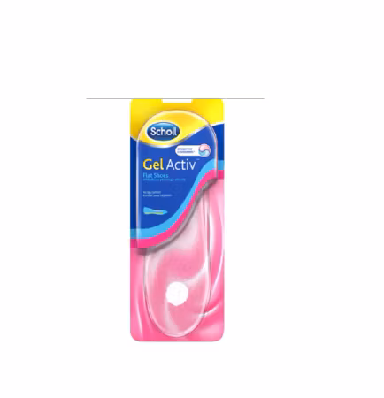 SCHOLL Gel Active Insole Flat Shoes 35-40.5