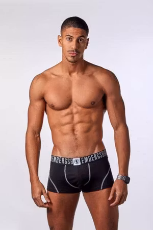BIKKEMBERGS Boxer 2 Pack Svart