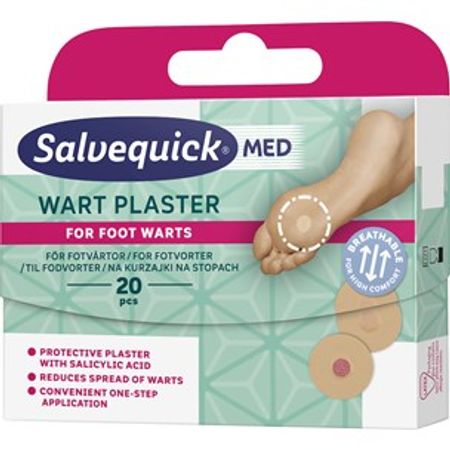 SALVEQUICK MED Vårtplåster 20 St