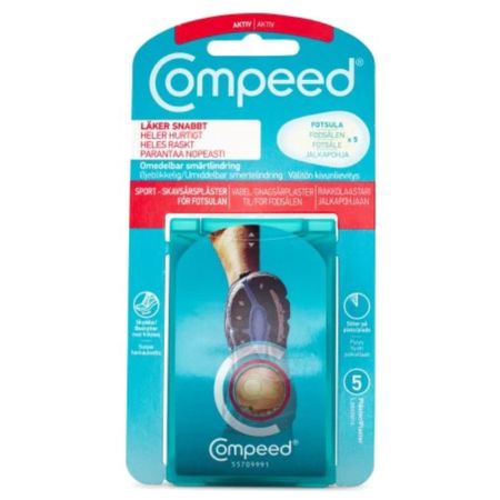 COMPEED Sport  Active Under Fötter 5 St