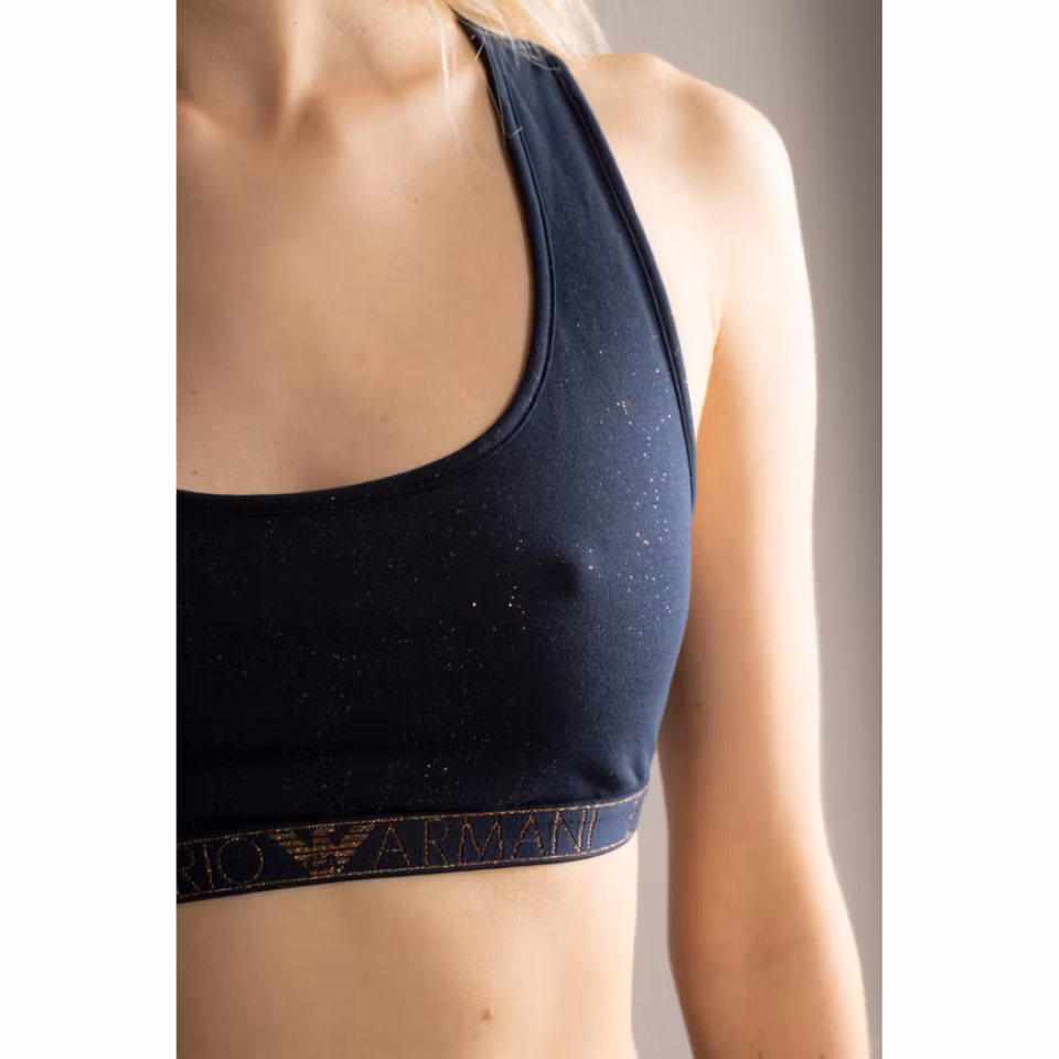 EMPORIO ARMANI Underklädesset Bralette + Brazilian Brief Marin