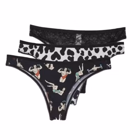 MOSCHINO  Brasilianska Trosor 3 Pack Flerfärgad