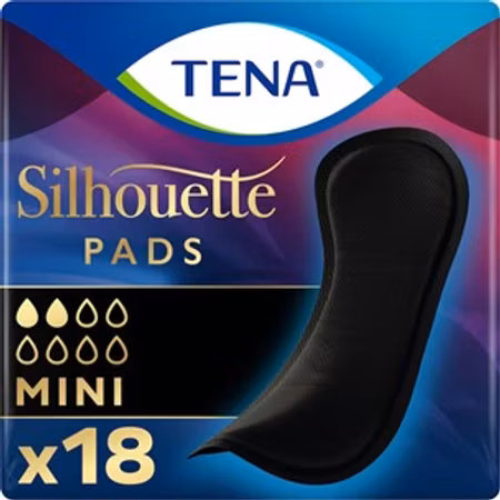 TENA Silhouette Svart Mini 18-pack