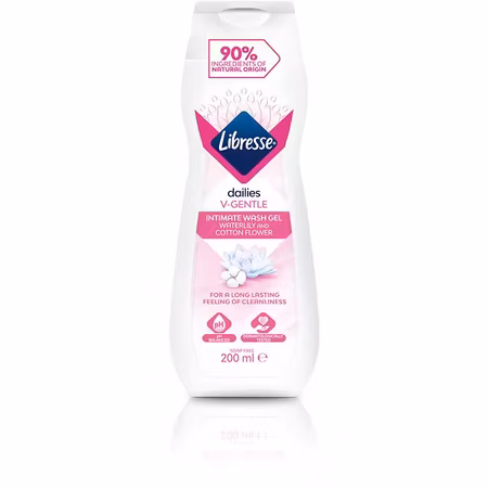 LIBRESSE V-Gentle Intimtvätt Waterlily 200 ml