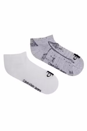 CALVIN KLEIN JEANS Låga Strumpor 2 Pack Grå