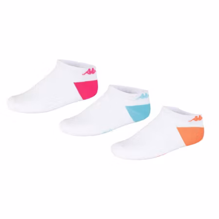 KAPPA Sneaker Strumpor 3 Par Vit / Lila