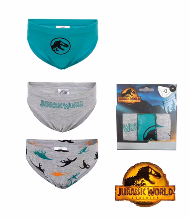 JURASSIC WORLD Kalsonger 3 Pack