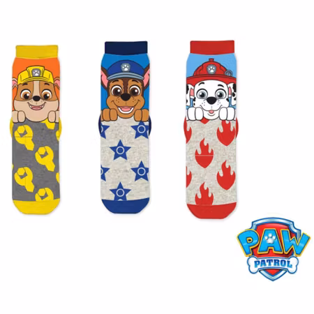 PAW PATROL Strumpor 3 Pack