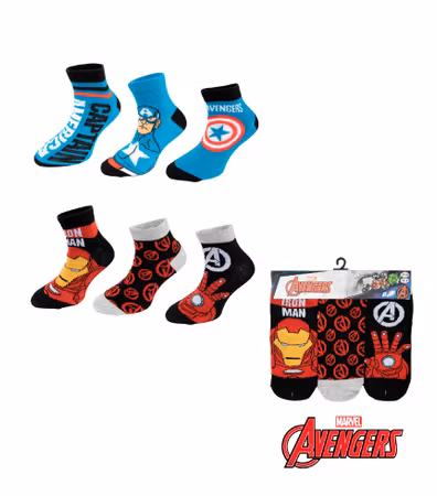 6 Pack Marvel Avengers Sneaker