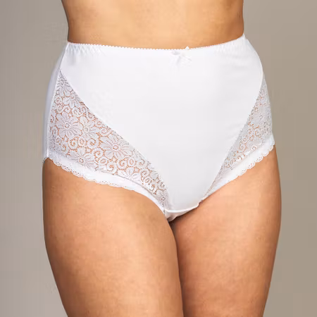 Maxi Brief W Lace CROSSBOW 2 Pack Vit