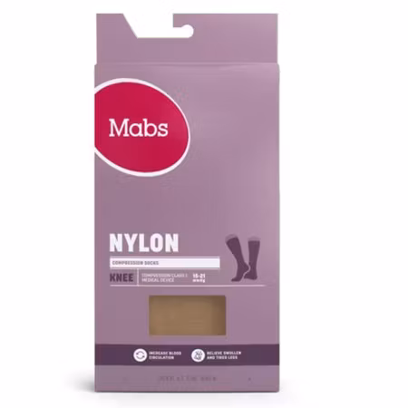 MABS Nylon Knee Tan S 1 Par