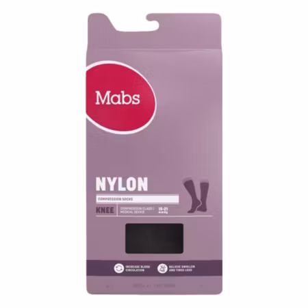 MABS Nylon Knee Wide Black XL 1 Par