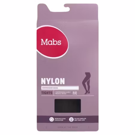 MABS Nylon Tights Black L 1 Pack