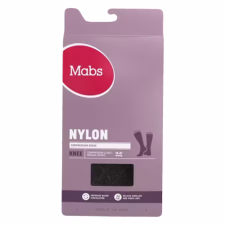 MABS Nylon Knee Design Black XL 1 Par