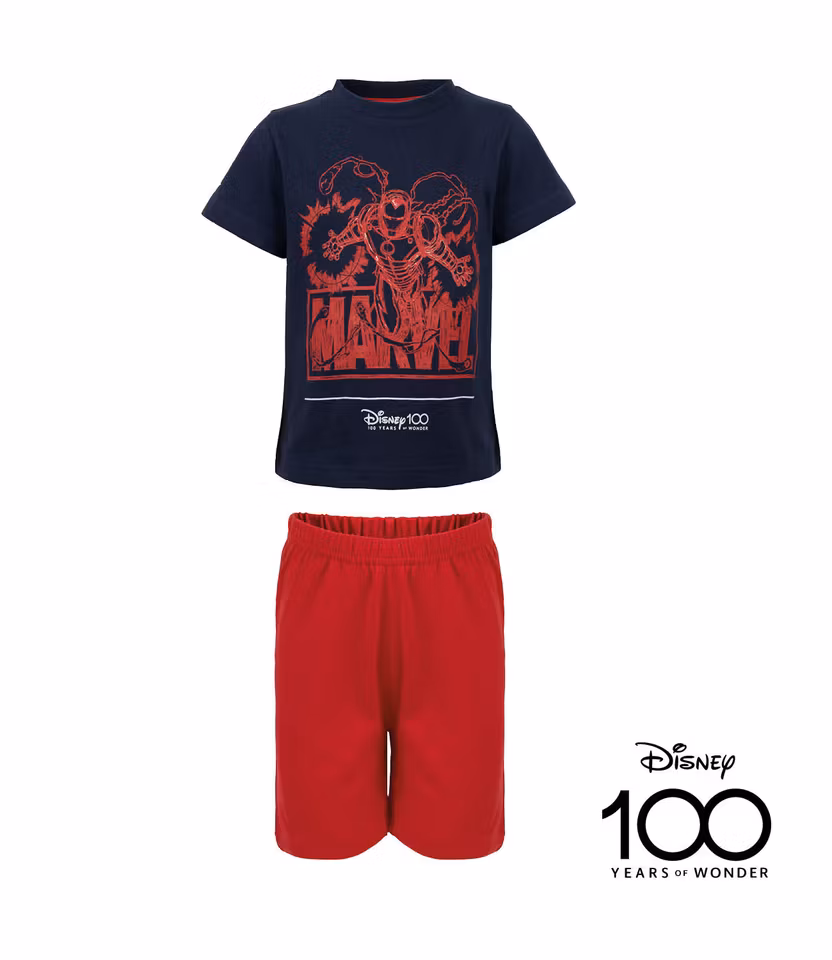 Pyjamas Kortärmad Med Shorts MARVEL AVENGERS 1 Pack