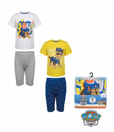 Pyjamas Kortärmad Med Shorts PAW PATROL 1 Pack