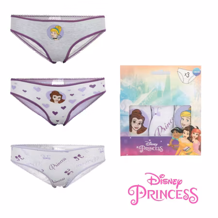DISNEY PRINCESS Trosor 3 Pack