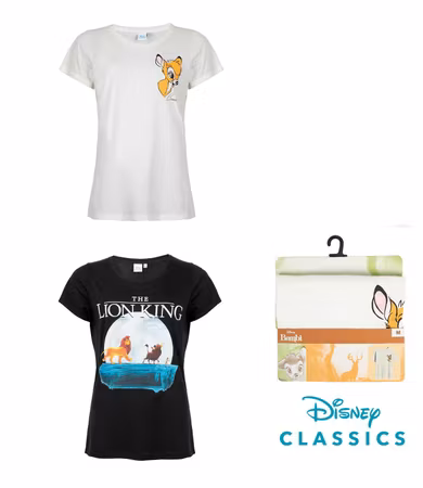 T-Shirt DISNEY BAMBI 1 Pack