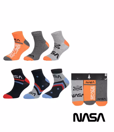 Låga Strumpor NASA 3 Pack