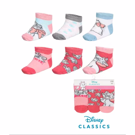 Låga Strumpor DISNEY ANIMALS 3 Pack