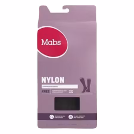 MABS Nylon Knee Svart S 1 Par