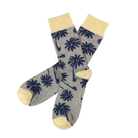 Socks Palms TOPECO Cotton 1 Par