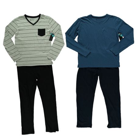 Avslappnad Långärmad Pyjamas CROSSBOW 1 Pack XXXL