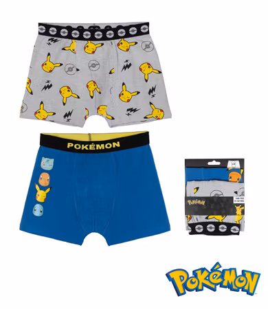 POKEMON Boxer 2 Pack