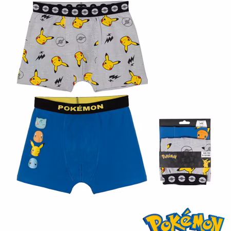 POKEMON Boxer 2 Pack