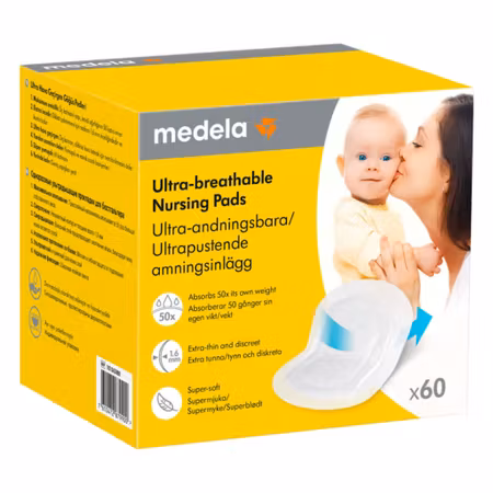 MEDELA Ultra-Andningsbara Amningsinlägg 60 St
