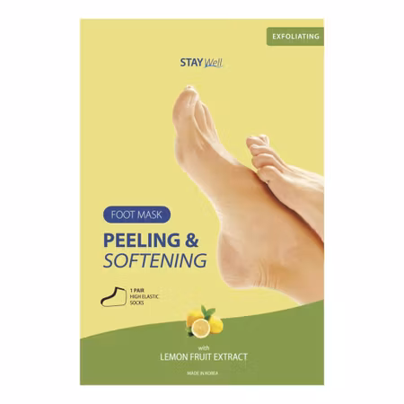 STAY WELL Foot Mask Lemon 1 Par
