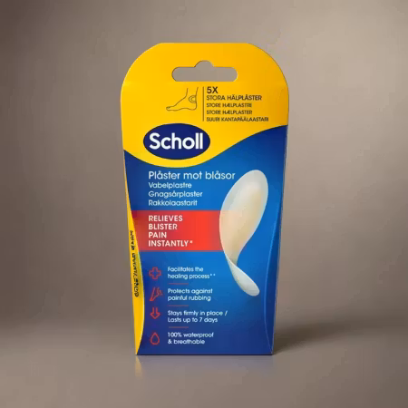 SCHOLL Blister Plasters Heel 5 St