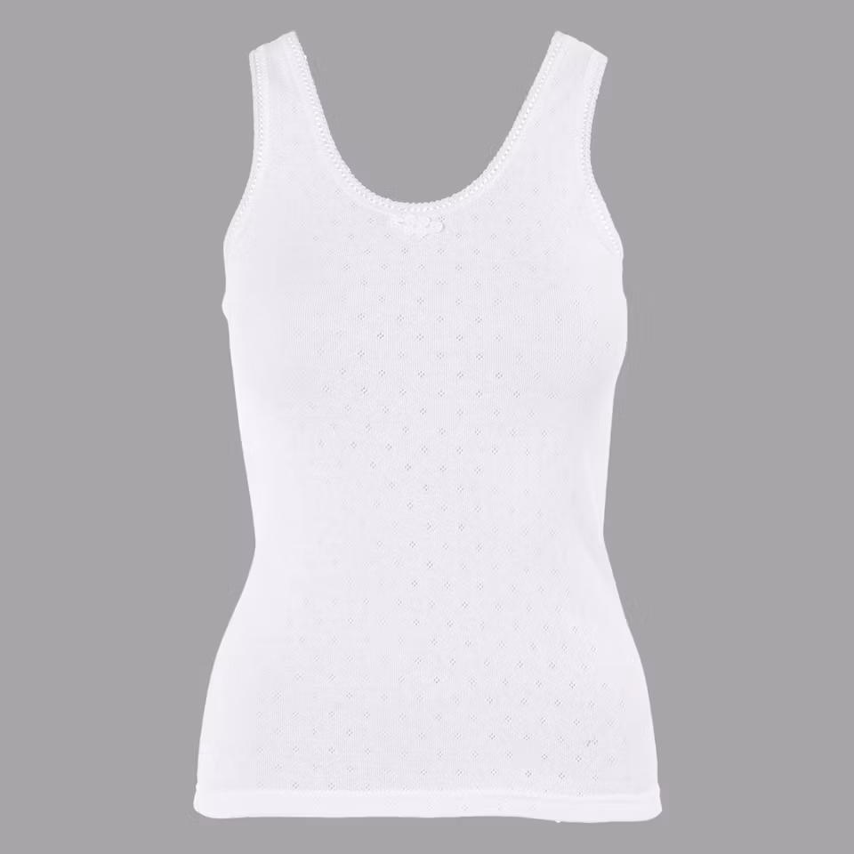 JACETT Smalribbat Linne Med Hålmönster